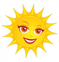 Summer landscape vector image