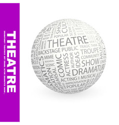 THEATRE vector image