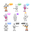 Robots vector image