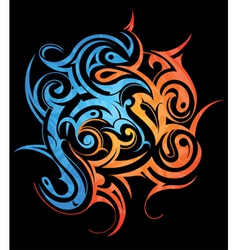 Flourish background vector image