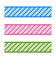 Bavarian ribbons vector image