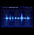 Speech recognition vector image