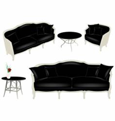 Set of antique elements vector image