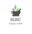 Alternative medicine and wellness yoga vector image