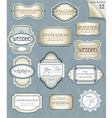 Set of retro frames vector image