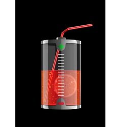 Energy orange vector image