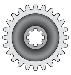 Gear vector image
