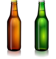 Beer bottle labels vector image