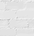 White brick wall seamless vector image