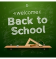 Back to school background vector image