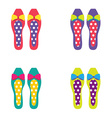 Set of Colorful Women Shoes Set of Colorful Women Shoes vector image