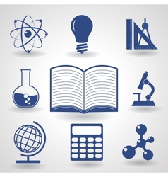Symbols of education Symbols of education vector image