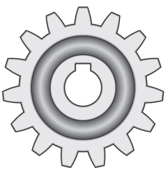 Gear vector image