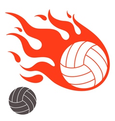 Volleyball vector image