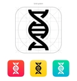 DNA icon vector image