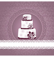 Template greeting card vector image