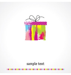 Greeting card vector image