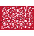 Funny skulls vector image