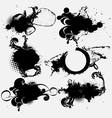 Set grunge Banner vector image