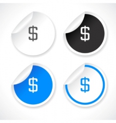 Stickers for web vector vector image