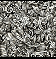 Graphic tea time hand drawn artistic doodles Graphic tea time hand drawn artistic doodles vector image