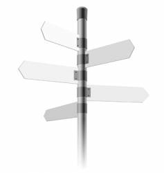 Direction sign vector image