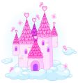 Sky castle vector image