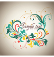 Vintage card design vector image