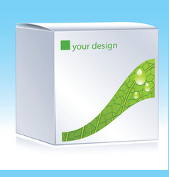 Cosmetic package vector image