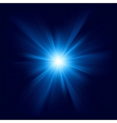 Blue color design with a burst EPS 8 vector image