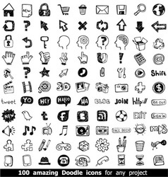 Vector icons for web vector image