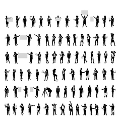 Business people set vector image