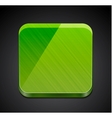 Mobile app empty icon button design vector image