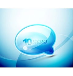 Chat box background vector image