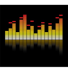 Graphic equalizer vector image