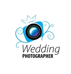 Logo wedding photographer Logo wedding photographer vector image