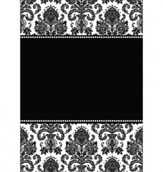 Floral poster vector image