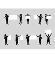 Business people board set3 vector image