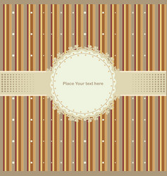 Greeting frame vector image