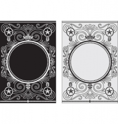 Star frames vector image