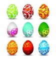 Easter eggs vector image
