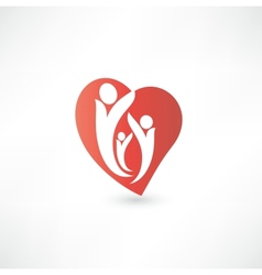 Family icons vector image