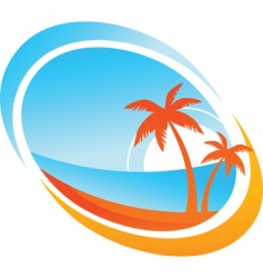 Travel icon vector image