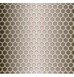 Cell metal background vector image