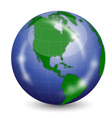 Earth Globe vector image