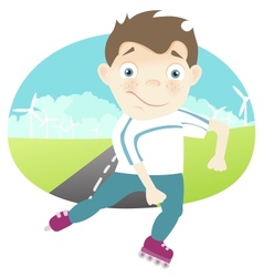 Cute Teenager vector image