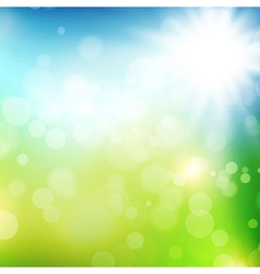 Summer or spring background vector image