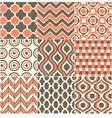 Retro seamless pattern vector image