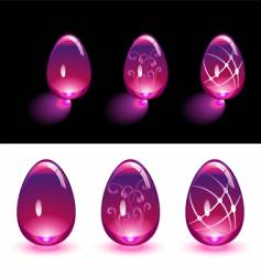 Easter eggs vector image