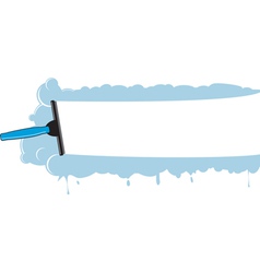 Window cleaning vector image